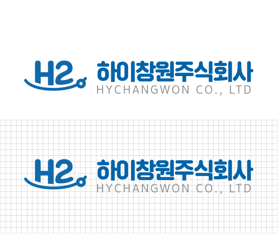 하이창원주식회사 로고 그리드